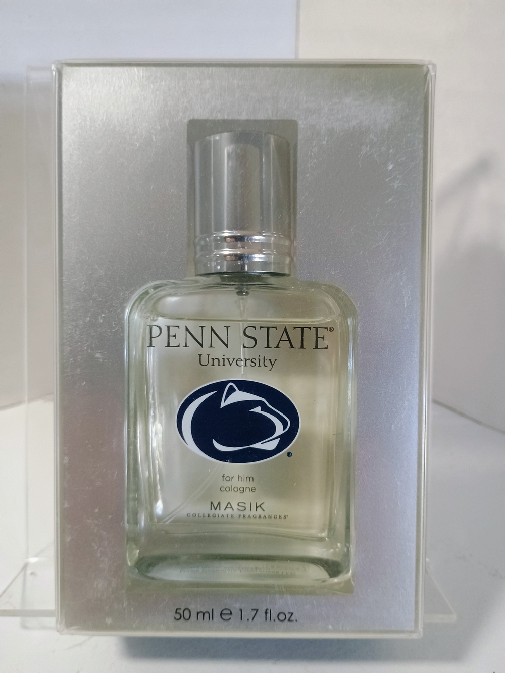 Penn State University Men's Cologne - Clear Bottle (Blue Logo)